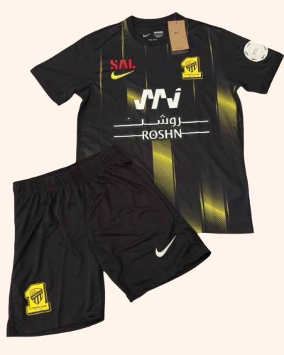 طقم نادي الاتحاد أسود للأطفال – موسم 23/24