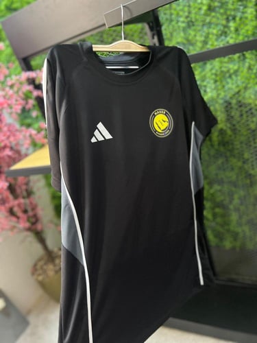 تيشيرت تمارين نادي النصر اسود رجالي نسائي اطفال جد...