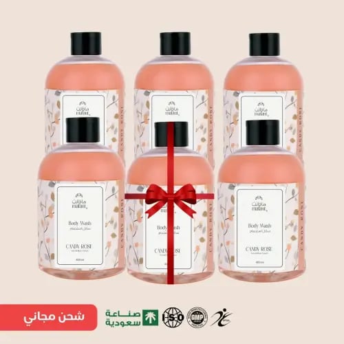 باقة كاندي روز 5+1 مجانًا - غسول جسم بمستخلص الورد...