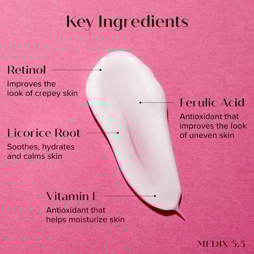 كريم الجسم ريتينول + حمض الفيروليك حجم 444 مل من م...