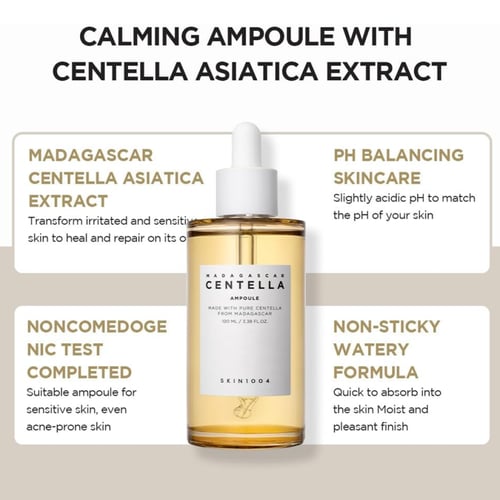 سيروم الوجه بعشبة السينتيلا للترطيب اليومي من سكين...