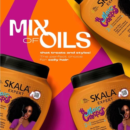 سكالا إكسبرت كريم الشعر بزيت الأرجان وجوز الهند وف...