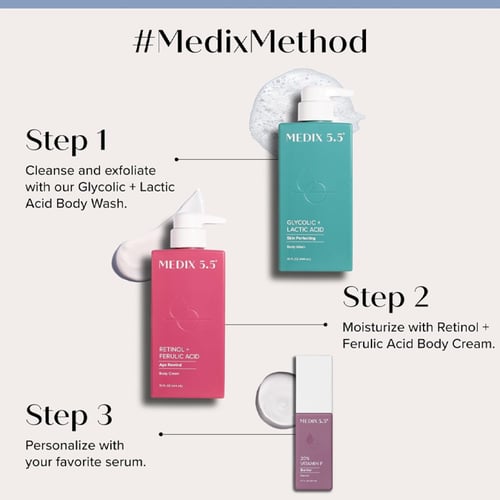 كريم الجسم ريتينول + حمض الفيروليك حجم 444 مل من م...