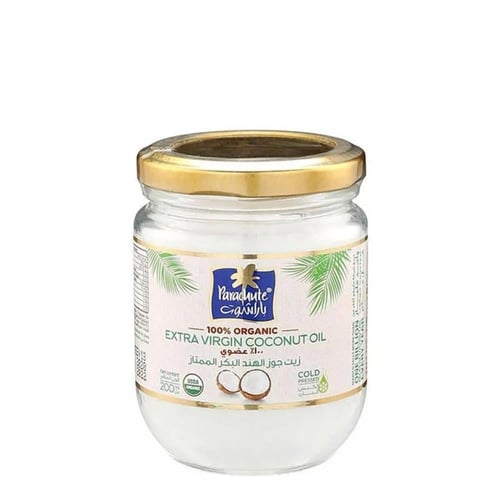 زيت جوز الهند البكر 100% عضوي من باراشوت – 200 مل