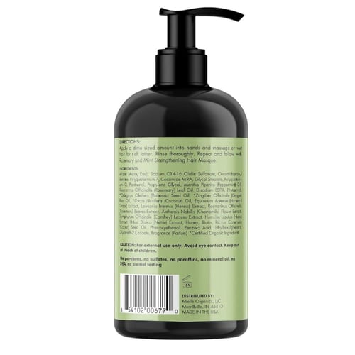 ميلي شامبو مقوي للشعر بإكليل الجبل والنعناع 355 مل