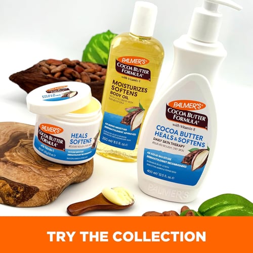 بالمرز لوشن للجسم بزبدة الكاكاو للبشرة الخشنة والج...