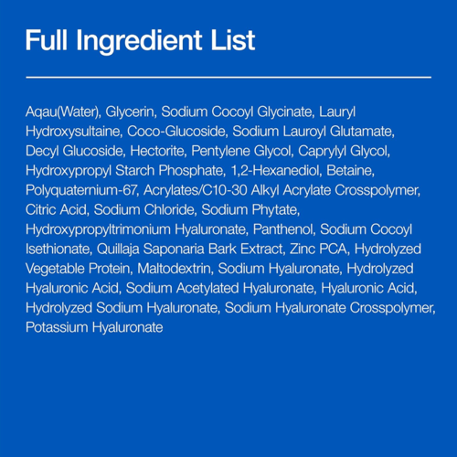 منظف رغوي لطيف ومرطب للبشرة بحمض الهيالورونيك من ا...