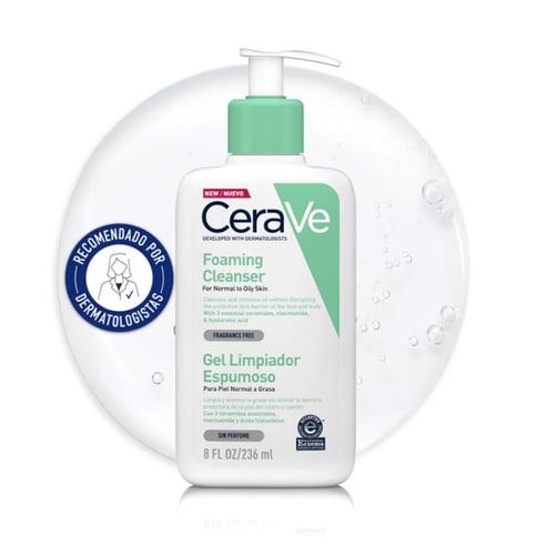 سيرافي غسول رغوي للبشرة العادية إلى الدهنية مع حمض...