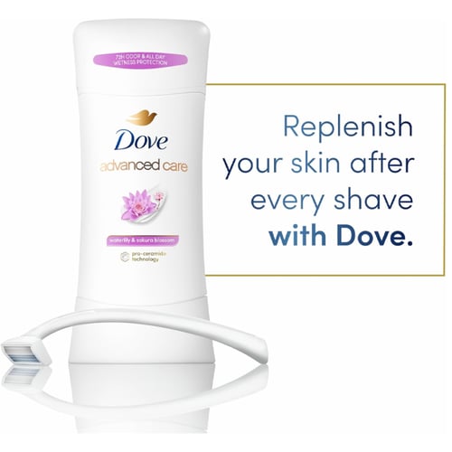 دوف أدفانسد كير مزيل عرق ستيك بزنبق الماء وزهر الس...