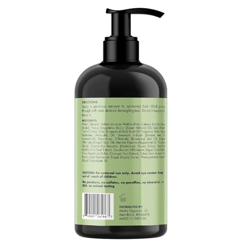 بلسم ميلي اورجانيكس مغذي يترك على الشعر بخلاصة الن...