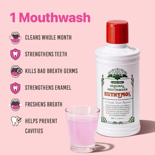 غسول الفم الأصلي من يوثيمول – 500 مل