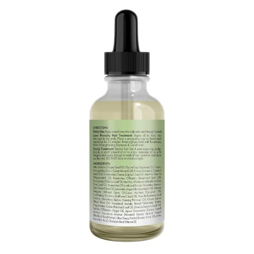 زيت ميلي معالج إكليل الجبل والنعناع غني بالبيوتين...