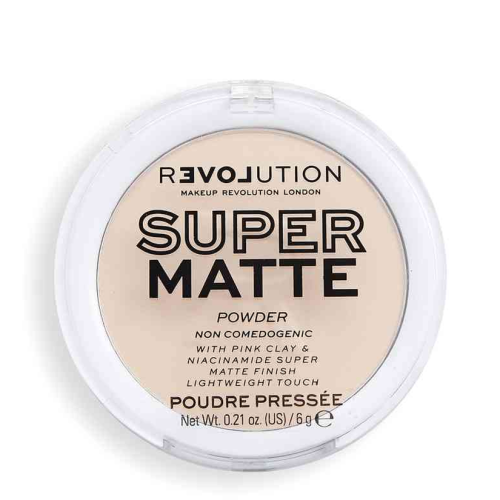 بودرة مضغوطة سوبر مات لتثبيت المكياج درجة شفافة من...