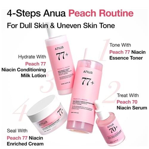 انوا كريم بيتش من مستخلص الخوخ %77 والنياسين منشط...