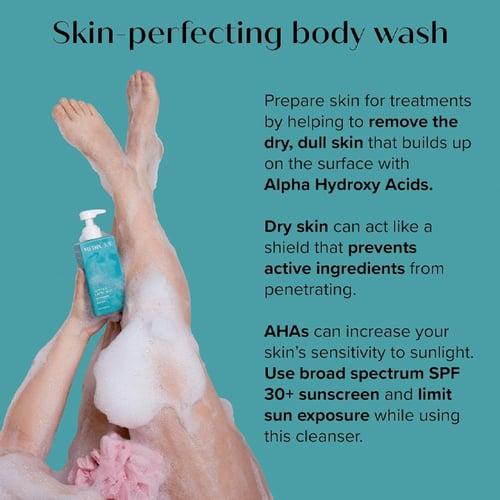 غسول الجسم للتقشير بحمض الجليكوليك + اللاكتيك حجم...