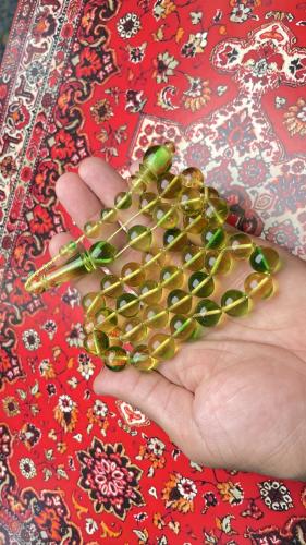 سبحة بكلايت حرباء تعطي اكثر من لون جميلة جداً عدد...