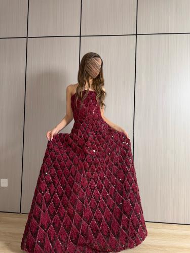 فستان سهرة عودي