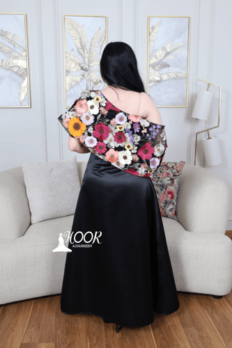 فستان العيد فخم لونين