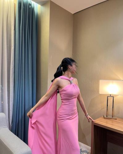 فستان كريب استرتش