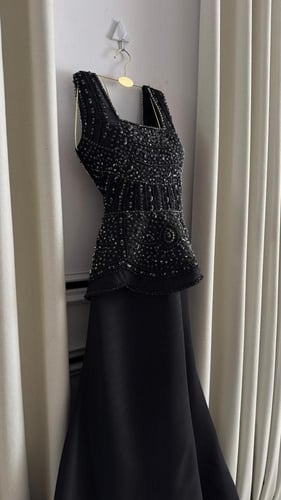 فستان سهره باربي تطريز يدوي