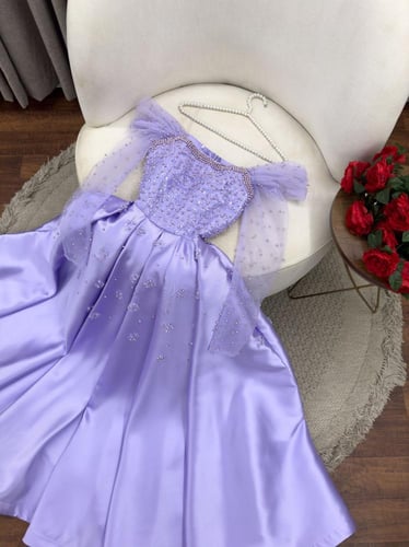 فستان ميكادو راقي لولو كبس