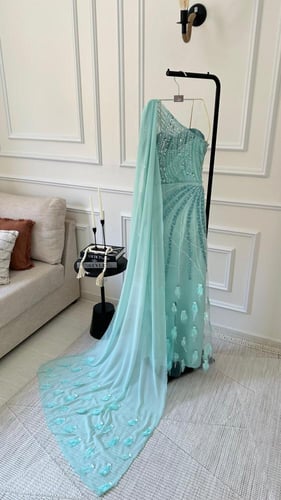 فستان الأنيق ريش