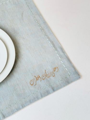 ازرق رمادي / قطعتين