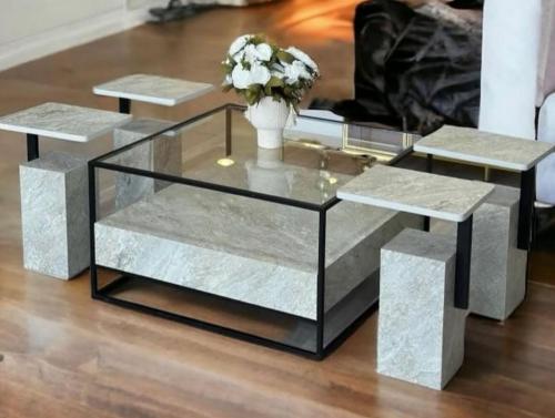 طاولة تقديم بديل الرخام