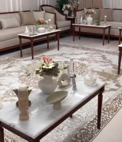 طاولات خدمه كلاسيك4خدمه