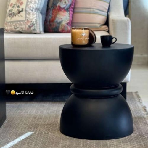 طاوله جانبيه خشب زان