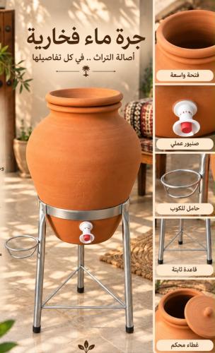جرة ماء فخارية 10 لتر