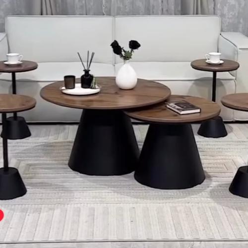 طقم حديد سطح خشب