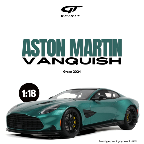 1:18 GT Spirit GT551 Aston Martin Vanquish Coupe 2024 Racing green metallic