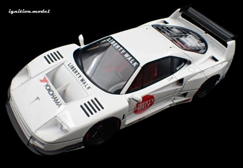 Ignition Model IG3752 1/18 Scale LB-WORKS 40 White