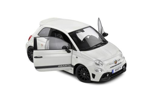 Solido 1/18 Scale Diecast S1811301 - Fiat F595 Abarth 2022 - Ghiaccio White