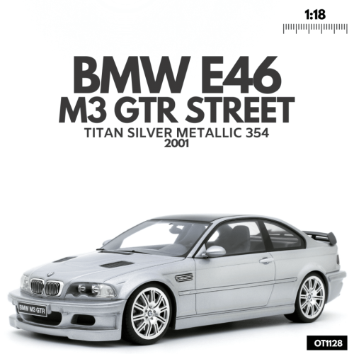 OTTO 1:18 Scale Resin - 2001 BMW E46 M3 GTR Street...