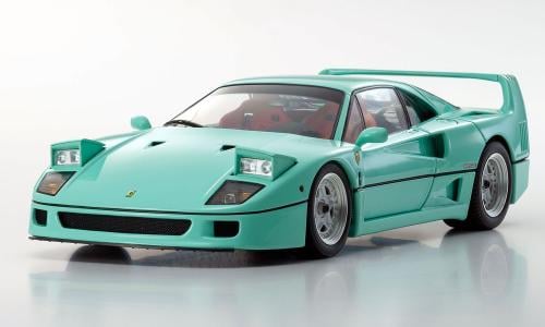 Kyosho 1:18 Ferrari F40 1987 in Mint Green KyoshoS...