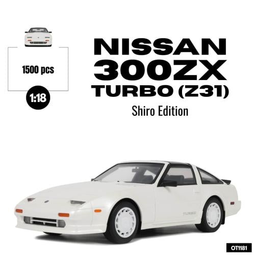 1:18 OTTO mobile OT1181 Nissan 300ZX Turbo Z31 Coupe Shiro Edition pearl white 1988