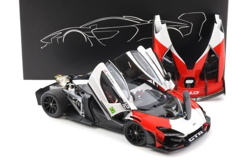 1/18 LCD Models McLaren Senna GTR 2021 white/ red #12 LCD18016-RW
