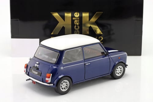Mini Cooper LHD 1992 Metallic Blue / White 1/12 KK...