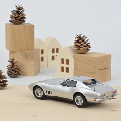 Norev 189032 Chevrolet Corvette Coupe 1969 - Silve...