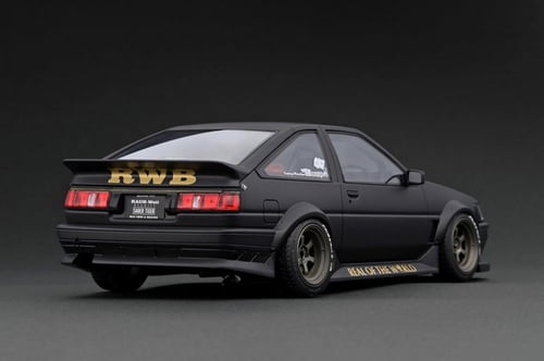 Ignition Model IG2606 1/18 Scale RWB AE86 Matte Bl...