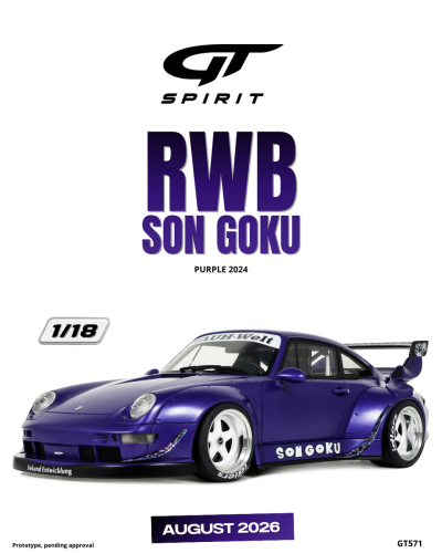 GT Spirit 1:18 PORSCHE RWB SON GOKU PURPLE 2024 GT571