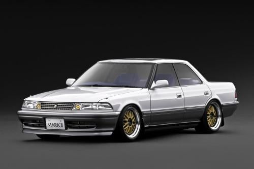1/18 Ignition Model IG3856 TOYOTA MARKⅡ2.5 GT TWIN turbo (JZX81) Pearl White / Silver