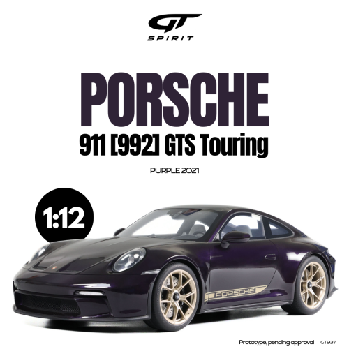 1/12 GT Spirit GT937 Porsche 911 992 GT3 Touring Coupe viola metallic 2021