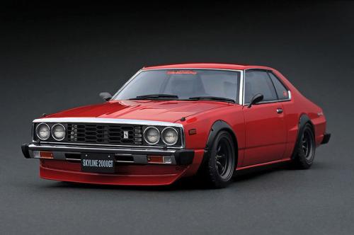 IG3467 Nissan Skyline 2000 GT-ES (C210) Red
