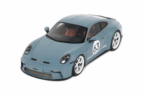 GT Spirit 1:18 PORSCHE 911 S/T SHORE BLUE METALLIC...