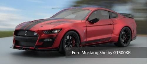 Ford Shelby Mustang Shelby GT500KR – Red / Black Stripes – 2023 S1805914 Solido 1:18