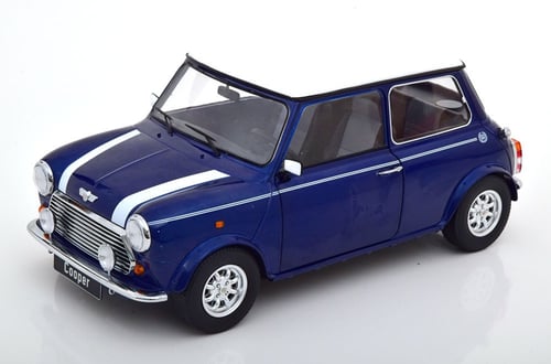 Mini Cooper LHD 1992 Metallic Blue / White 1/12 KK...