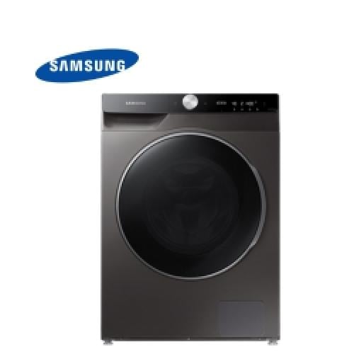 غسالة سامسونج 12 ك امامية تنشيف 8 ك سلفر WD12TP34D...